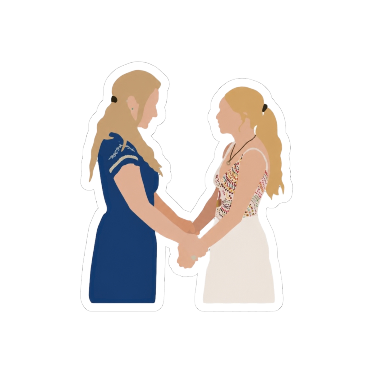 Mamma Mia Donna and Sophie Cute ABBA Sticker - Official stickers merchandise