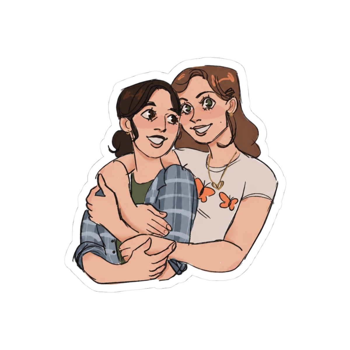 JackieShauna Ship Fandom Witty Gear Sticker - Official stickers merchandise