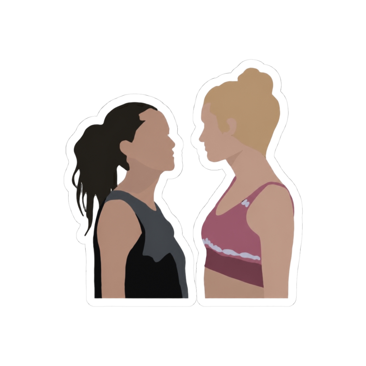 Shelby and Toni Adorable Duo Whimsical Sticker - Official stickers merchandise