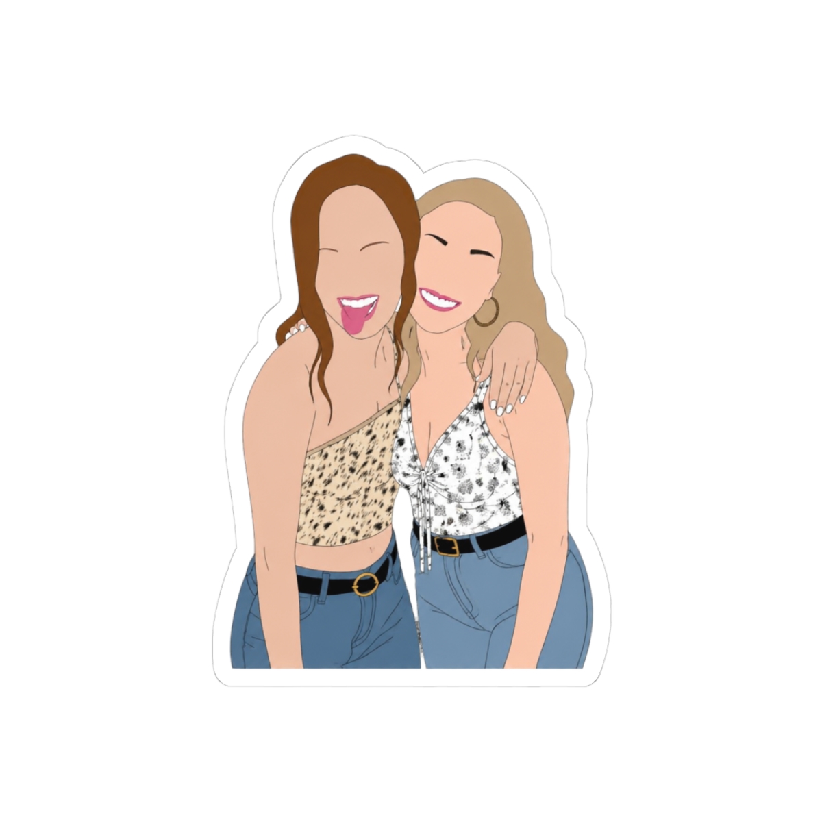 Cute Caitlin Personalized Name Sticker - Official stickers merchandise